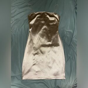 Gold Windsor mini dress